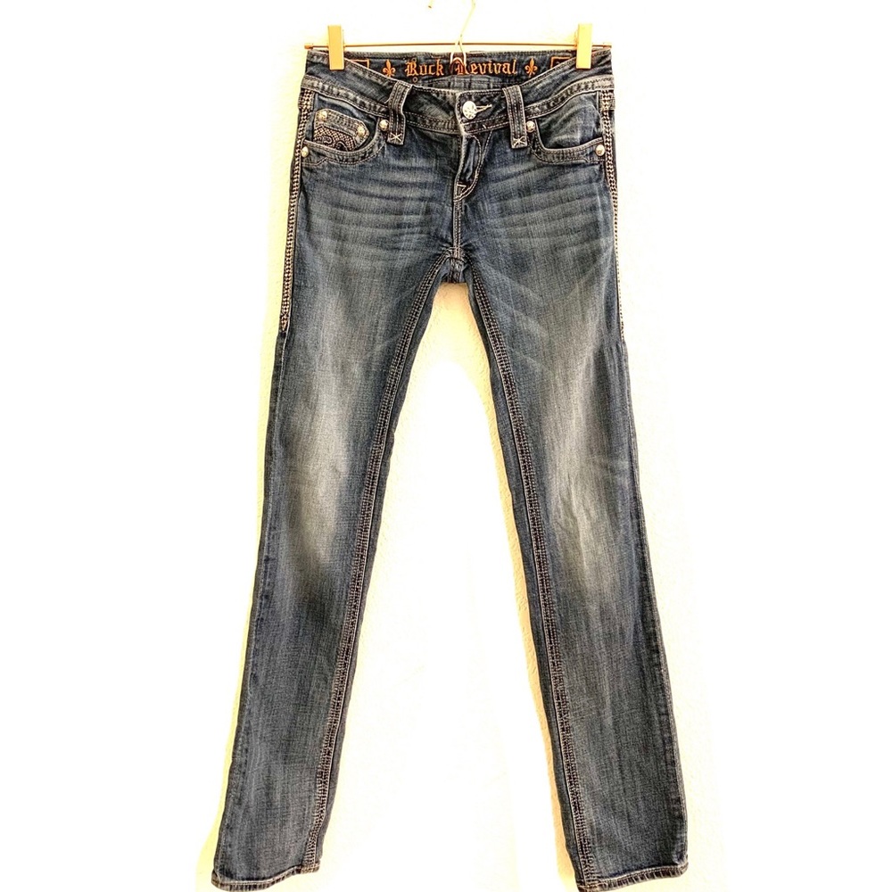 Rock Revival Denim Pants Alanis Straight Cut Jeans